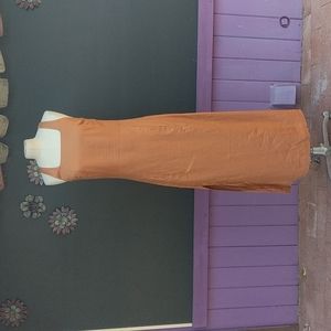 Vintage limited America linen cross back summer dress